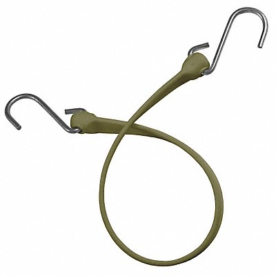 THE BETTER BUNGEE BBS12SMG J4684 S-Hook 1 1/2 W Dark Green