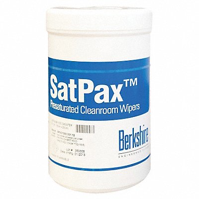 BERKSHIRE SPXC100000112 Cleanroom Prewet Wipes 9 x 6 100 ct