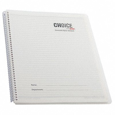 BERKSHIRE CHNBK0811SR20 Cleanroom Notebook 11 in 8 1/2in College
