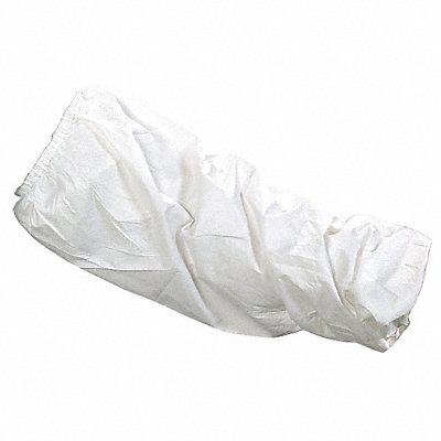 ALPHA PROTECH MS01J068 Chemical Resistantist Sleeves White 19.5 in PK300