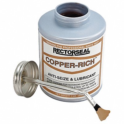 RECTORSEAL 72841 General Purpose Anti-Seize 16 oz BrshTp Cn