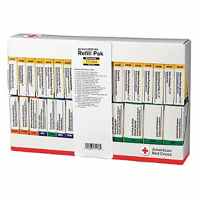 FIRST AID ONLY 711036 Complete Refill/Kit 214pcs OSHA Comp