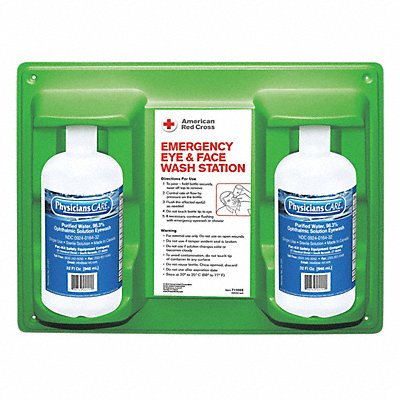 FIRST AID ONLY 711005 Eye Wash Station 2-32 oz Bottles