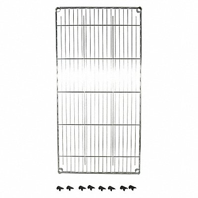 GRAINGER MHL2448CG Shelving Chrome 24x48