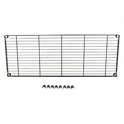 GRAINGER MHL1836BG Shelving Black 18x36