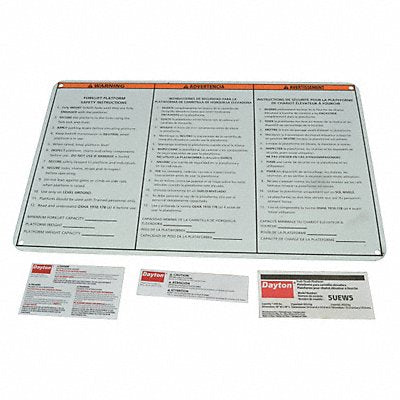 DAYTON MHW5LG Identification Label Kit