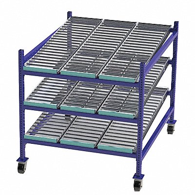 UNEX FLOW CELL FCM99SR48603 Gravity Flow Rack 60inx54inx48in 12ga