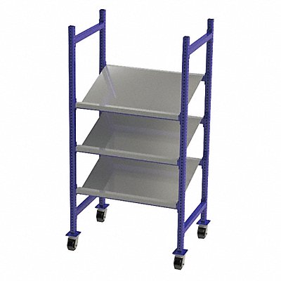 UNEX FLOW CELL FCMTPS40283 Gravity Flow Rack 28inx72inx36in 12ga