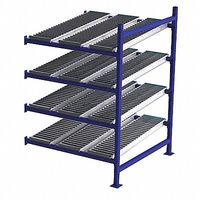 UNEX FLOW CELL FC99SR48484A Gravity Flow Rack 48inx72inx48in #shlv 4