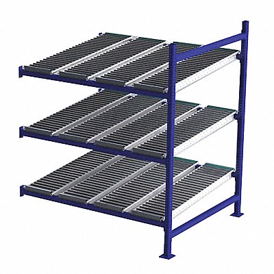 UNEX FLOW CELL FC99SR60483A Gravity Flow Rack 48inx72inx60in #shlv 3