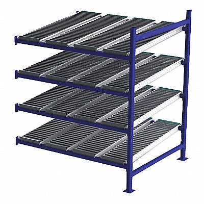 UNEX FLOW CELL FC99SR60484A Gravity Flow Rack 48inx72inx60in #shlv 4
