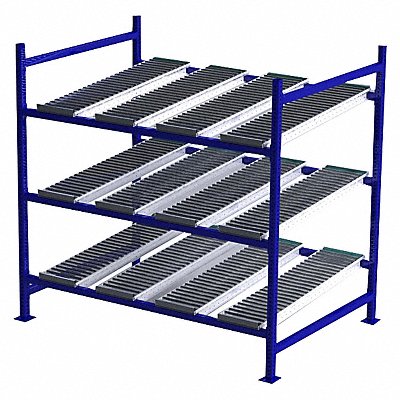 UNEX FLOW CELL FC99SR72483S Gravity Flow Rack 48inx72inx72in #shlv 3