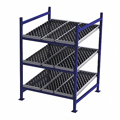 UNEX FLOW CELL FC99SW48483S Gravity Flow Rack 48inx72inx48in #shlv 3