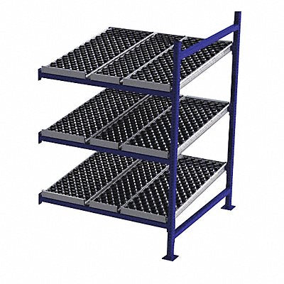 UNEX FLOW CELL FC99SW48483A Gravity Flow Rack 48inx72inx48in #shlv 3