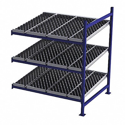 UNEX FLOW CELL FC99SW60483A Gravity Flow Rack 48inx72inx60in #shlv 3