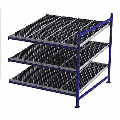 UNEX FLOW CELL FC99SW72723A Gravity Flow Rack 72inx72inx72in #shlv 3