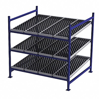 UNEX FLOW CELL FC99SW72603S Gravity Flow Rack 60inx72inx72in #shlv 3