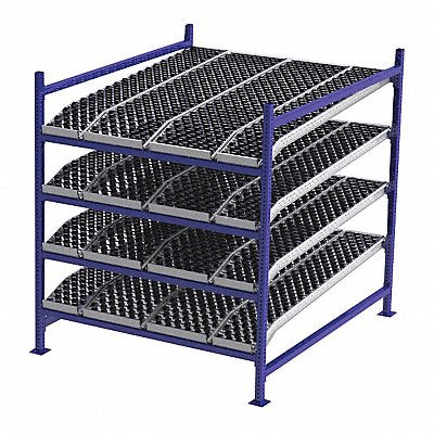 UNEX FLOW CELL FC99SKW60724S Gravity Flow Rack 72inx72inx60in #shlv 4