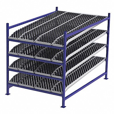 UNEX FLOW CELL FC99SKW60964S Gravity Flow Rack 96inx72inx60in #shlv 4