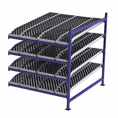 UNEX FLOW CELL FC99SKW60724A Gravity Flow Rack 72inx72inx60in #shlv 4