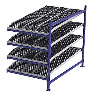 UNEX FLOW CELL FC99SKW48844A Gravity Flow Rack 84inx72inx48in #shlv 4