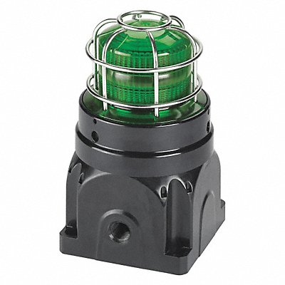 FEDERAL SIGNAL GSTR120DG Strobe Light Green FPM 60 Xenon 0.45A