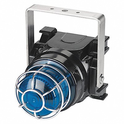 FEDERAL SIGNAL GSTR120TB Strobe Light Blue Xenon 0.45A Brckt Mnt