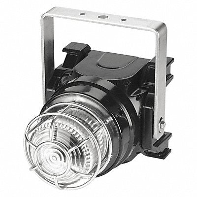 FEDERAL SIGNAL GSTR120TC Strobe Light Clear Xenon 0.45A Brckt Mnt