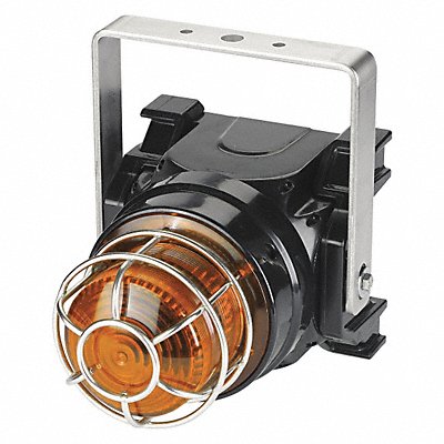 FEDERAL SIGNAL GSTR120TA Strobe Light Amber Xenon 0.45A Brckt Mnt