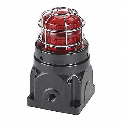 FEDERAL SIGNAL GSTR230TR Strobe Light Red Xenon 0.34A Brckt Mnt
