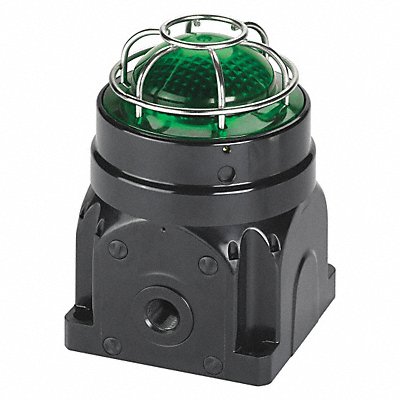 FEDERAL SIGNAL GLEDACDG Beacon Warning Light Green LED 7-1/2in H