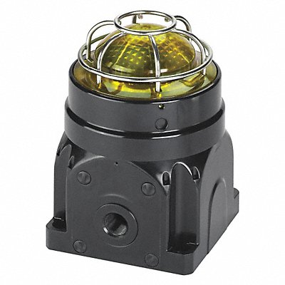 FEDERAL SIGNAL GLEDACDY Beacon Warning Light Yellow Surface Mnt