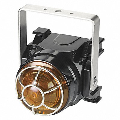 FEDERAL SIGNAL GLEDACTA Beacon Warning Light Amber LED Brckt Mnt