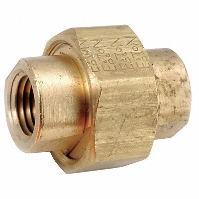 GRAINGER 70610406 Union Brass 3/8 in Pipe Size FNPT
