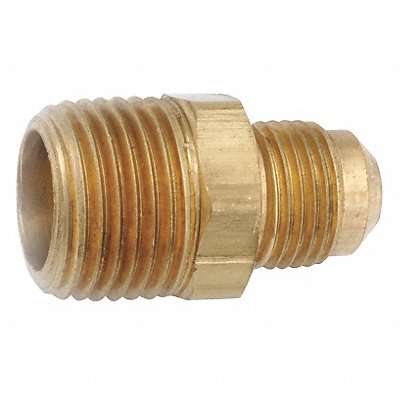 GRAINGER 7040480608 Male Connector 45 Deg Male Flare x MNPT