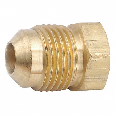 GRAINGER 70403908 Plug 45 Deg Low Lead Brass Male Flare