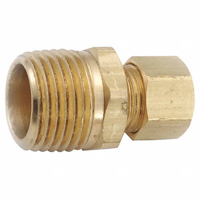 GRAINGER 7000680606 Connector Low Lead Brass CompxM 3/8In