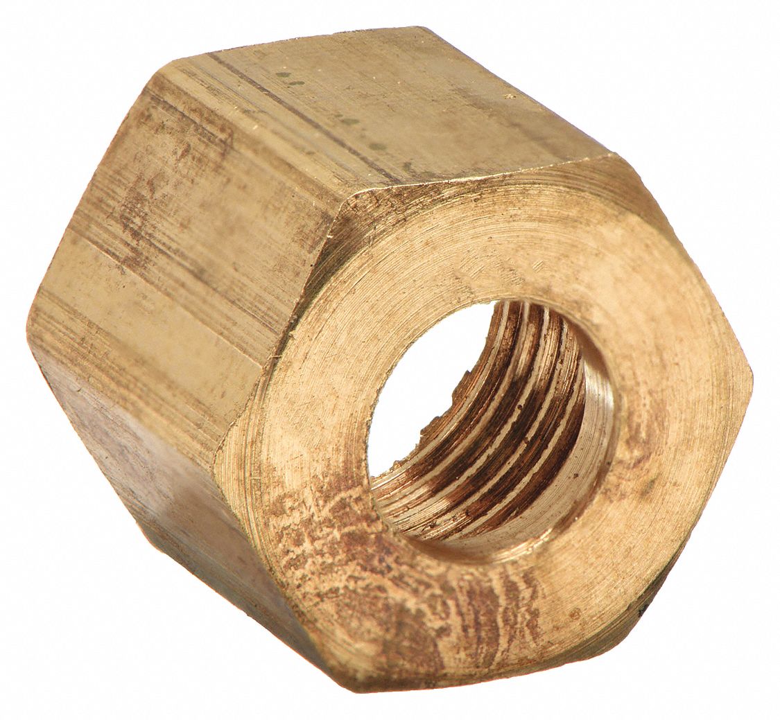 ANDERSON METALS 70006114 Nut Low Lead Brass 120 psi