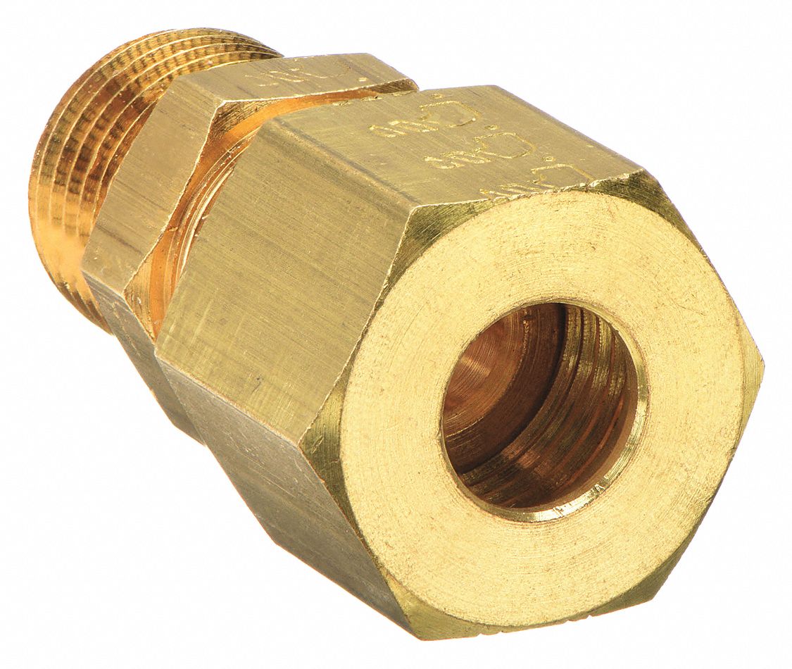 LEGRIS 1050617 Adaptor Brass CompxBSPT 6mmx3/8In PK10