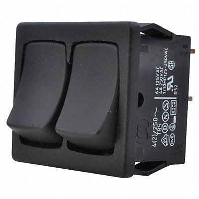 LUMAPRO EL188107CH2G Dual Rocker Switch