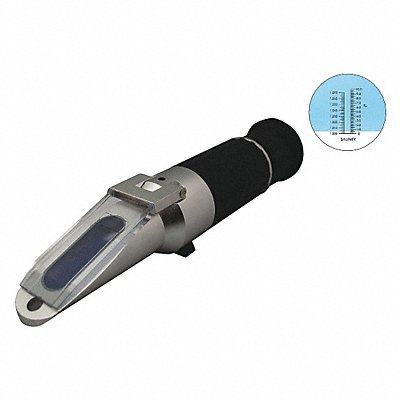 LAXCO INC RLS10ATC Analog Refractometer Salinity 9 in L