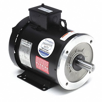 MARATHON MOTORS 184THFW7726 Motor 5 HP 1760 rpm 184TC 230/460V