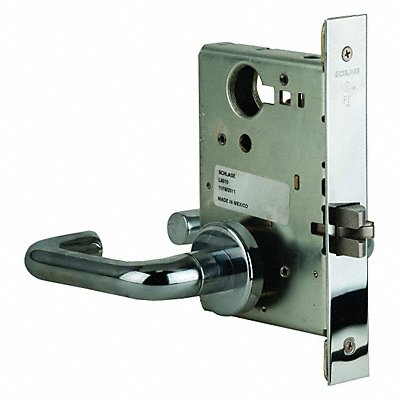SCHLAGE L901003A625 Passage Latch 03A Trim Bright Chrome