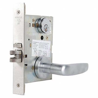 SCHLAGE L9080P07A626KDC123KWY Storeroom Lock 07A Trim SatinChrome C123