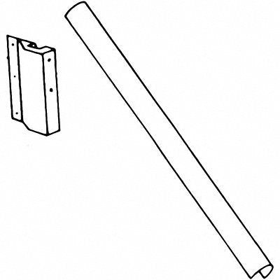 VON DUPRIN RG27US32DRHR Rod/Latch Guard Satin Stainless Steel