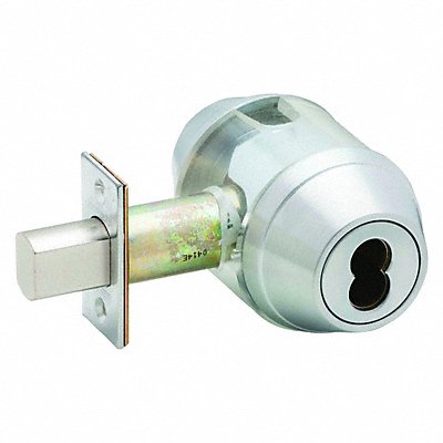 SCHLAGE B662BD626 2-Cyl Deadbolt Less SFIC Satin Chrome