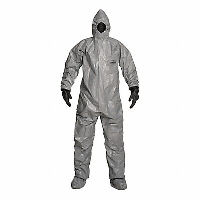 DUPONT TF186TGY5X0006PI Coveralls 5XL Grey Tychem 6000 PK6