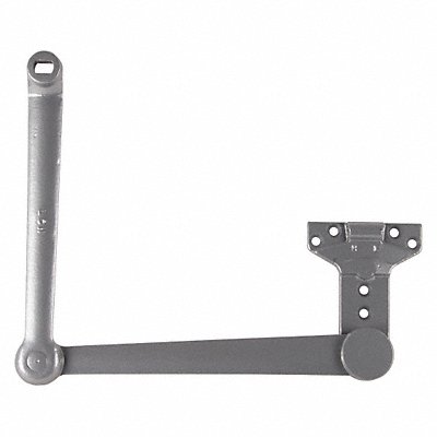 LCN 41103077SCNSAL Spring Cush Stop Arm Slvr 14-1/16 in L