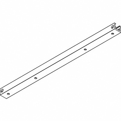 LCN 60303038HBAL Standard Track Slvr Alum 23-5/8 in L