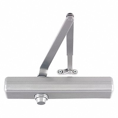 LCN 1461RWPAALDEL Surface Closer Slvr Alum 12-1/4 in L